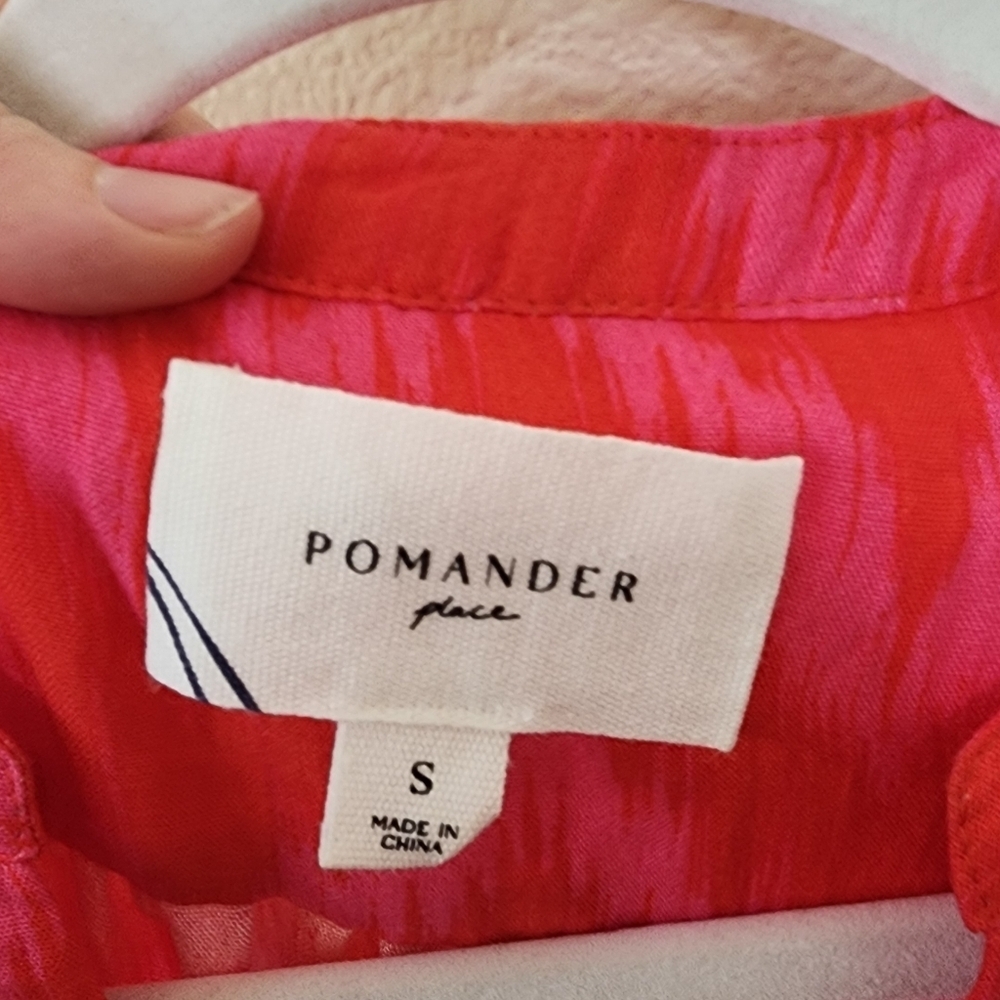 Pomander Place Pink Long Sleeve Dress S - Picture 4 of 6